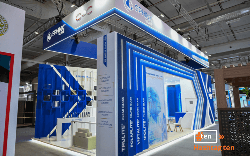 Sphinx Glass Exhibition Stand Big 5 Saudi Arabia